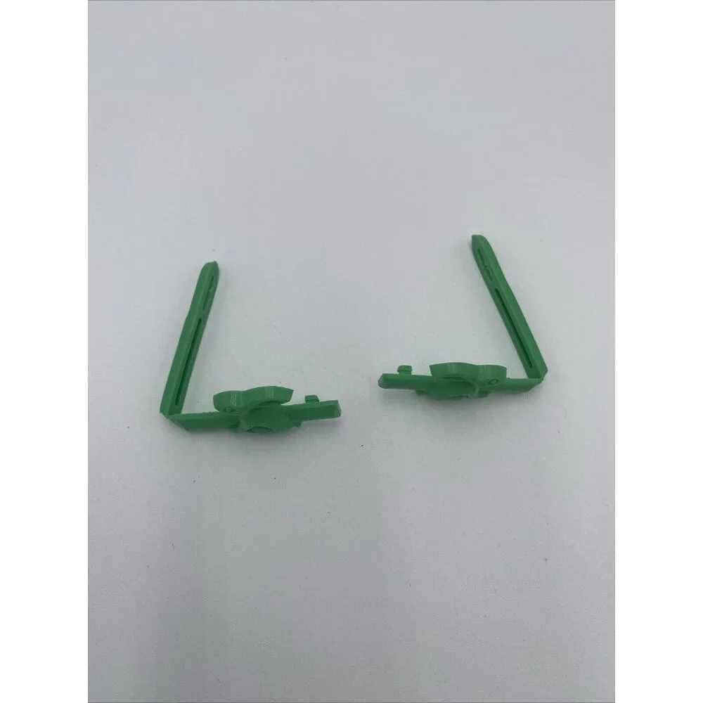 Vintage Goody Snap-Tight Girl Barrettes Set Rabbit Bunny Green